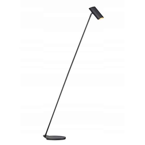 Podlahová lampa Lucide Hester GU10 7 W černá