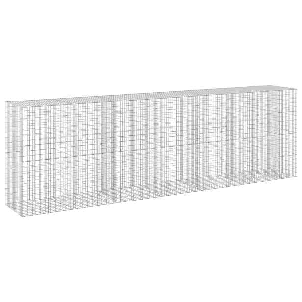 vidaXL Gabion s drátem 3,5 mm a síťkou 5x10 cm 650x100x200 cm