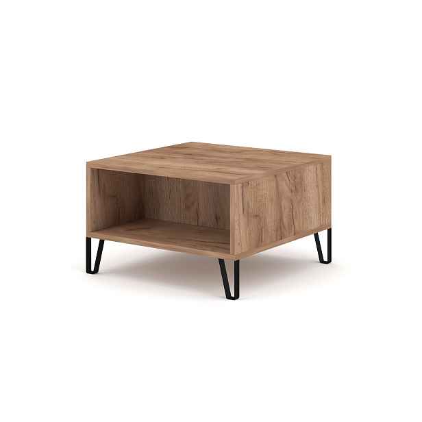 Vivaldi Konferenční stolek Bilbao 60 cm dub Craft Tobacco