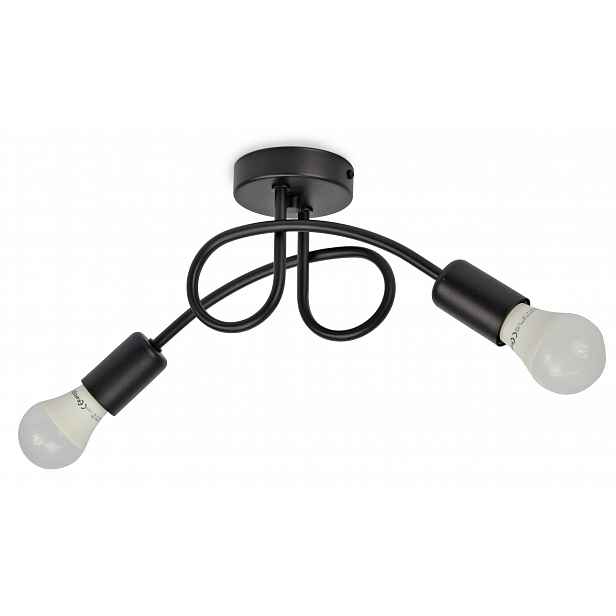 Moderní lampa Stropní Svítidlo Edison Bílá Černá 261-B2