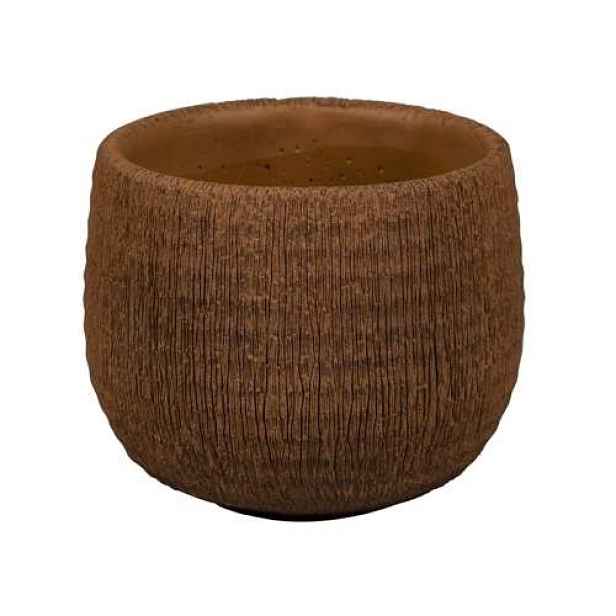 Obal škrábaný FEZ 1-01T keramika terakota 18,5cm