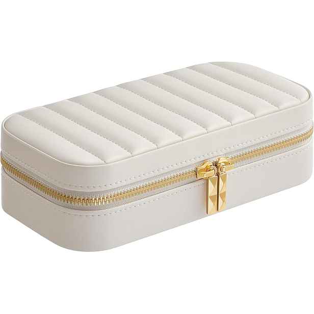 SONGMICS Šperkovnice Small Deson 20,5 cm bílá