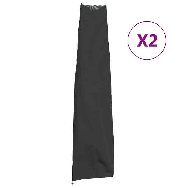 vidaXL Plachty na zahradní slunečník 2 ks 190 x 50/30 cm 420D oxford