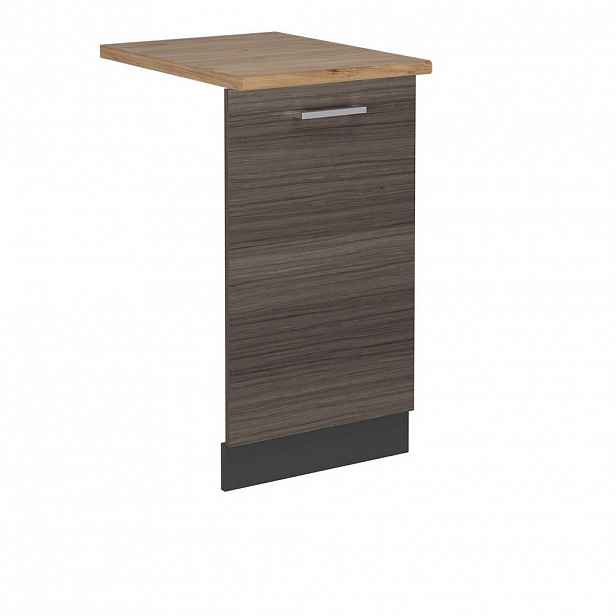 Vicco ČELNÍ PANEL MYČKY R-Line Ušlechtilá šedá 45 cm , PD Dub
