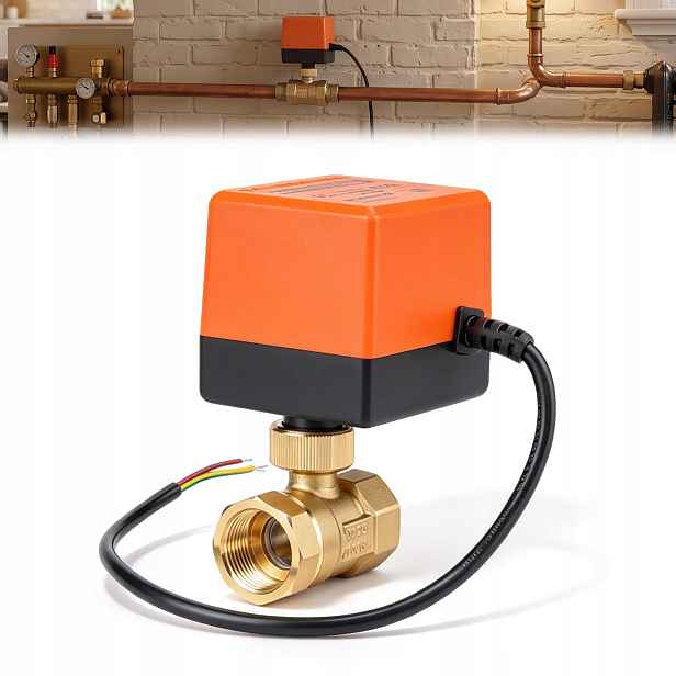 Kulový Kohout DN20 G3/4" 2-CESTNÝ AC220V