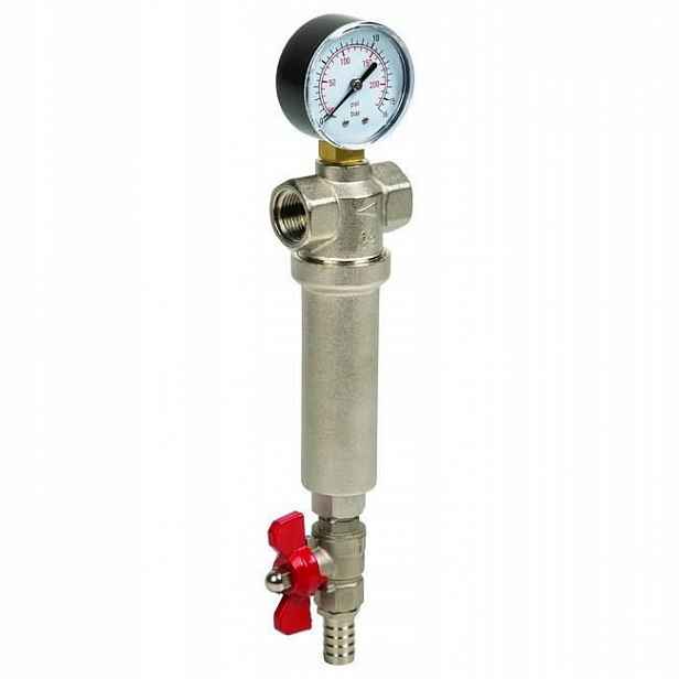 Aquafilter Filtr vody FHMB1 mosazný, sedimentační, přípojka 1" gw