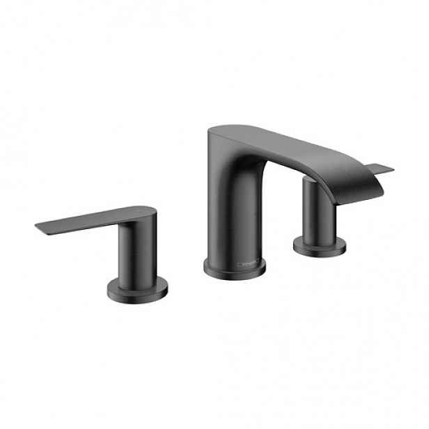 Hansgrohe Vivenis umyvadlová baterie s výpustí kartáčovaný černý chrom 75033340