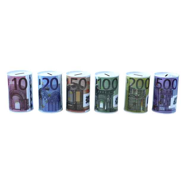 PROHOME - Pokladnička EURO 8x13cm různé motivy