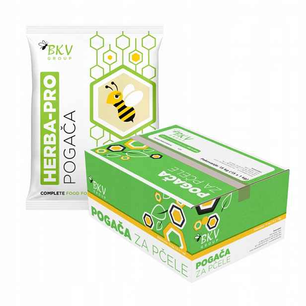 Těsto pro včely s bylinkami 1 kg x 15 ks, krmivo pro včely Bkv
