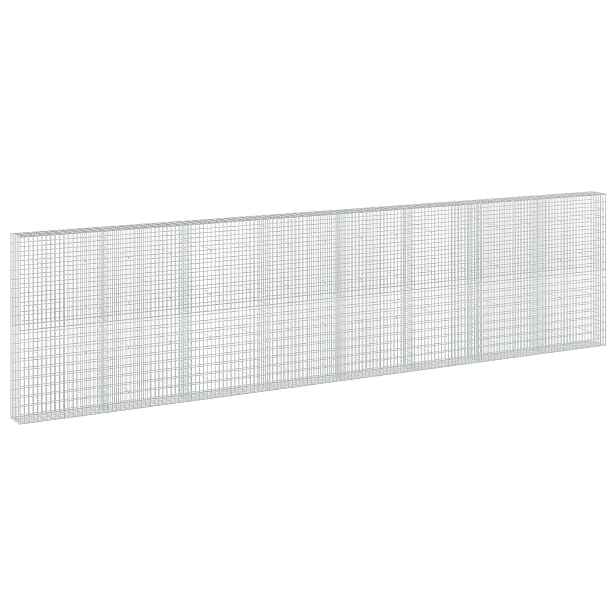vidaXL Gabion s drátem 3,5 mm a síťkou 5x10 cm 800x30x200 cm