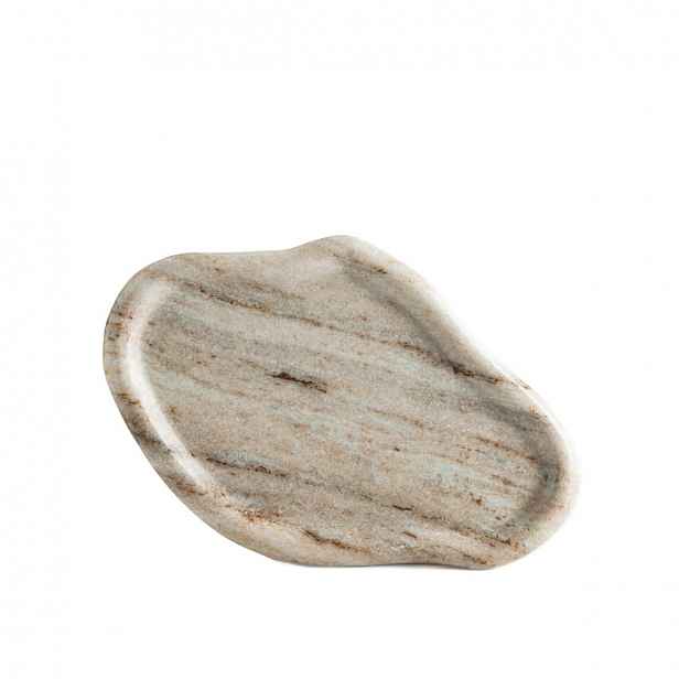 Dekorativní podnos Marmuri nepravidelný béžový 23,5x15,5x1,5 cm Homla