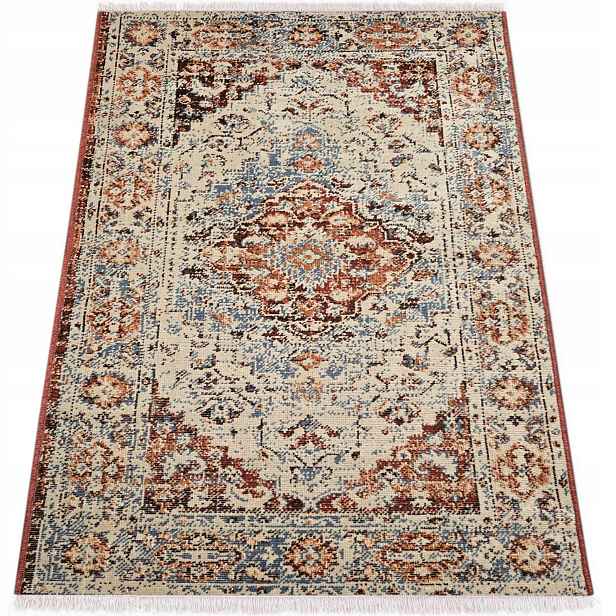 Koberec Do Ložnice Měkký Červený Koberec Klasický Orientální Třásně 80x150