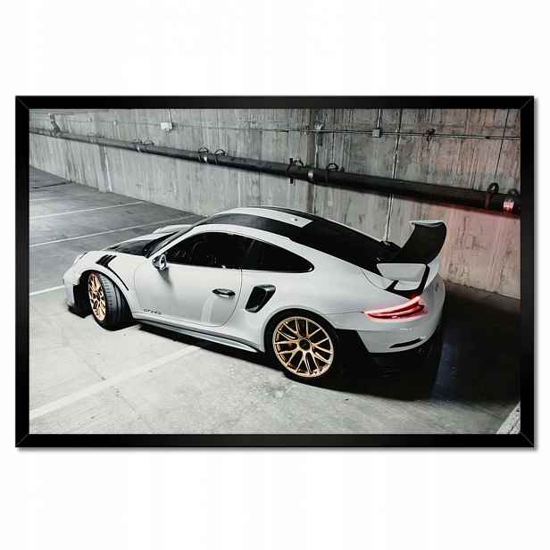 Plakáty v rámu 60x40 Porsche 911 GT2RS Auto