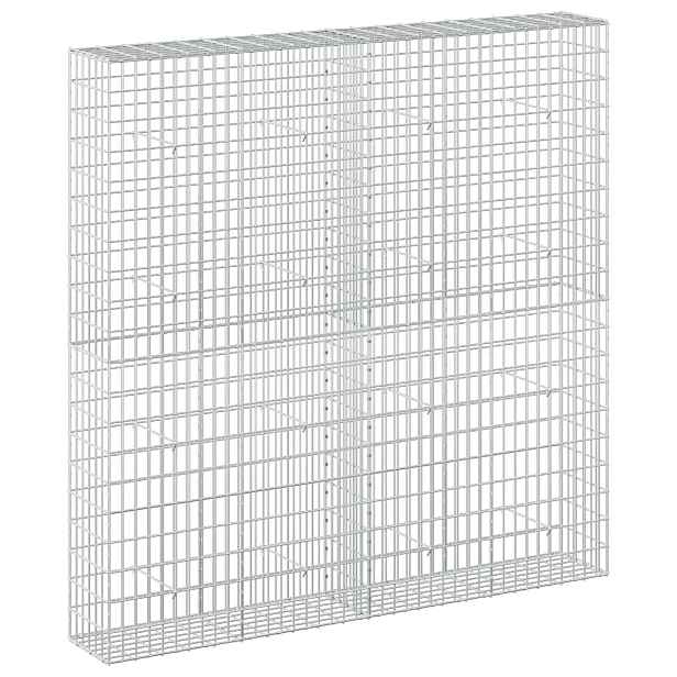 vidaXL Gabion s drátem 3,5 mm a síťkou 5x10 cm 200x30x200 cm