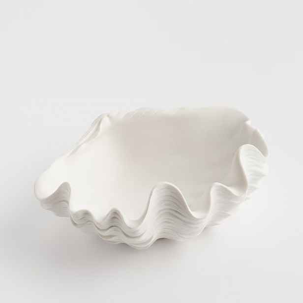 Butlers HOME & YOU Dekorační mísa mušle 35 x 14 cm - bílá