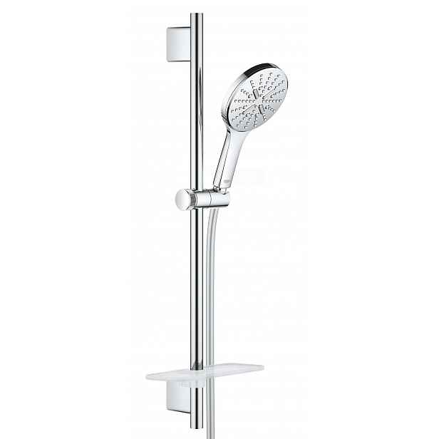 Grohe Rainshower SmartActive - Sada sprchové hlavice 130 9,5 l/min, 3 proudy, tyče 60 cm a hadice, chrom 26575000