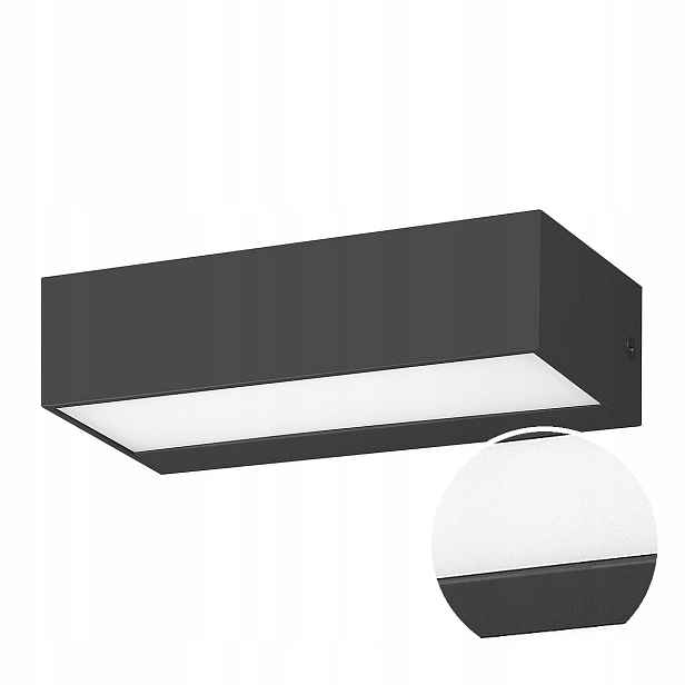 Nástěnná nástěnná Led lampa 9W IP65 Venkovní terasa Halden Rabalux