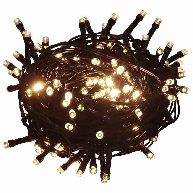 vidaXL Světelný LED řetěz s 300 LED diodami teplý bílý 30 m PVC
