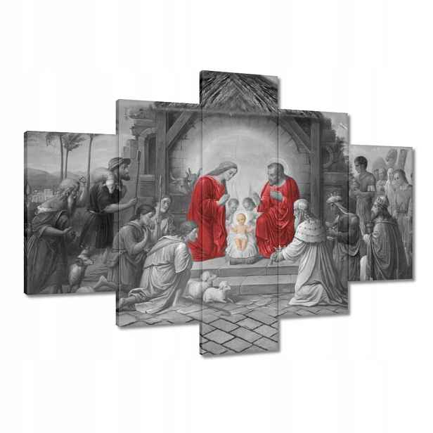 Obrazy 150x105 Svatá rodina červená