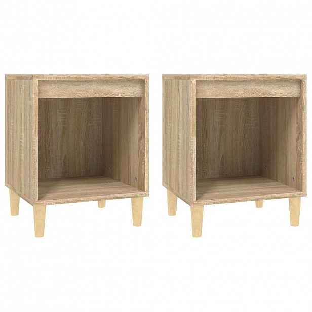 vidaXL Noční stolky 2 ks dub sonoma 40x35x50 cm