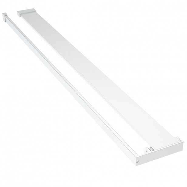 vidaXL Police na stěnu průchozí sprchy chromová 80 cm hliník