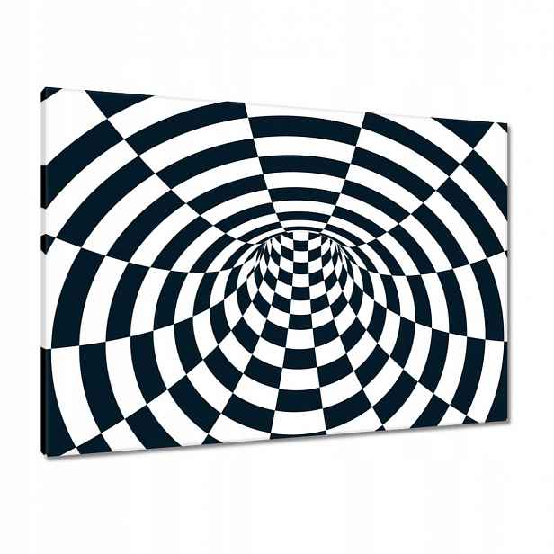 Obrazy 100x70 Abstrackja černobílá