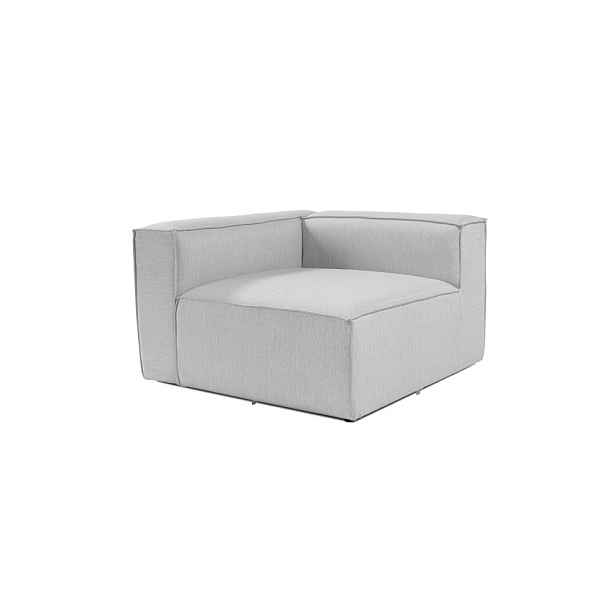 Křeslo / Jednomístná pohovka Fora L1 - Light Grey