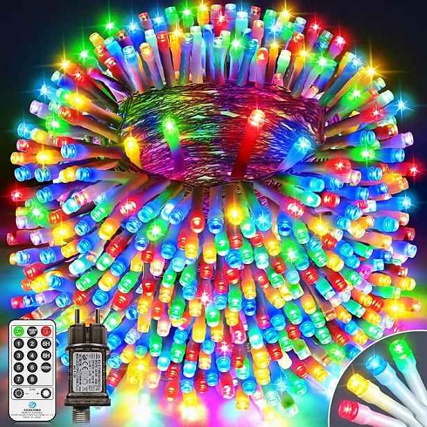 Vánoční osvětlení na stromeček pro venkovní i vnitřní použití multicolor 42 m 1400 Led dálkové ovládání