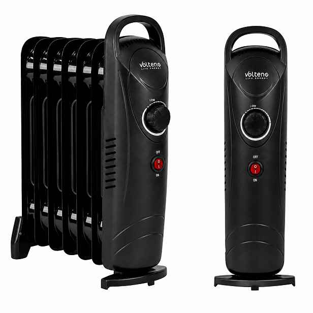 Elektrický Ohřívač 700 Watt Olejový 7 Žeber Termostat Žebrový Oleják