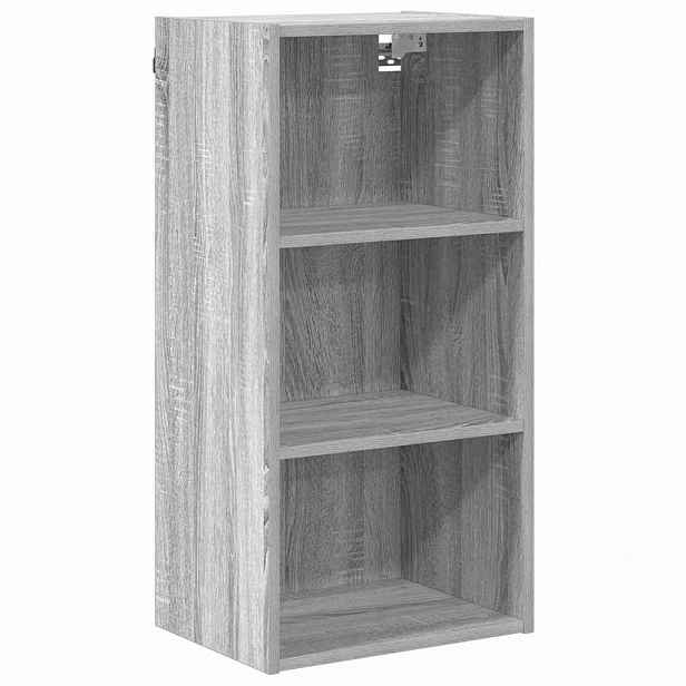 vidaXL Závěsná skříňka Šedá Sonoma 40 x 29,5 x 80 cm Kompozitní dřevo