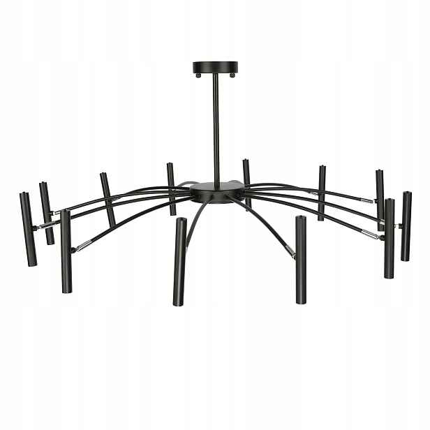 Závěsná stropní lampa Stropní svítidlo kovová moderní Lustr Led 12xG9 120cm