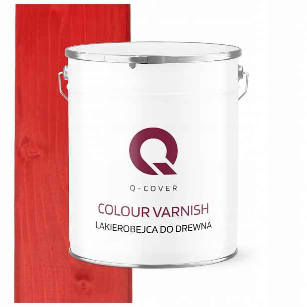 Dekorativní Pryskyřičná Vnější Vrstva, Červená, Polomatná, 5 L