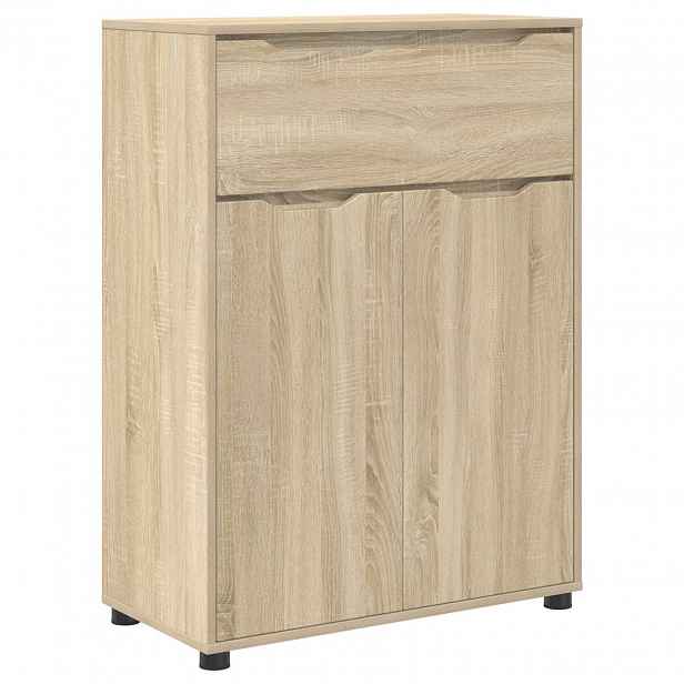 vidaXL Koupelnová skříň Sonoma dub 72,5 x 36,5 x 100 cm