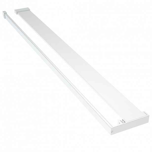 vidaXL Police na stěnu průchozí sprchy chromová 100 cm hliník