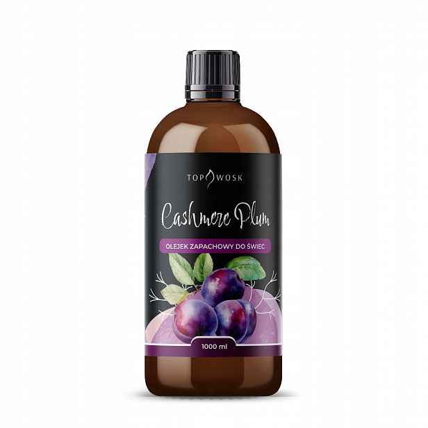 Vonný olej do svíček Cashmere Plum 1000 ml