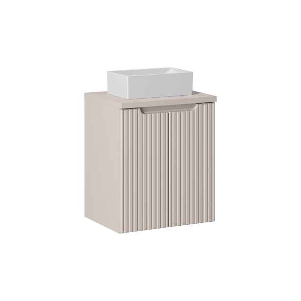 Comad Závěsná skříňka Nova Cashmere Gaja I s deskou 50 cm kašmírová