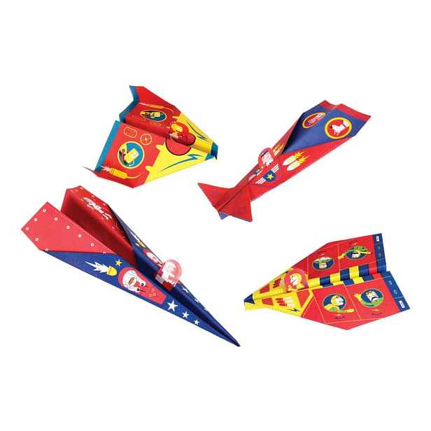 Origami papír na skládání letadélek Rex London