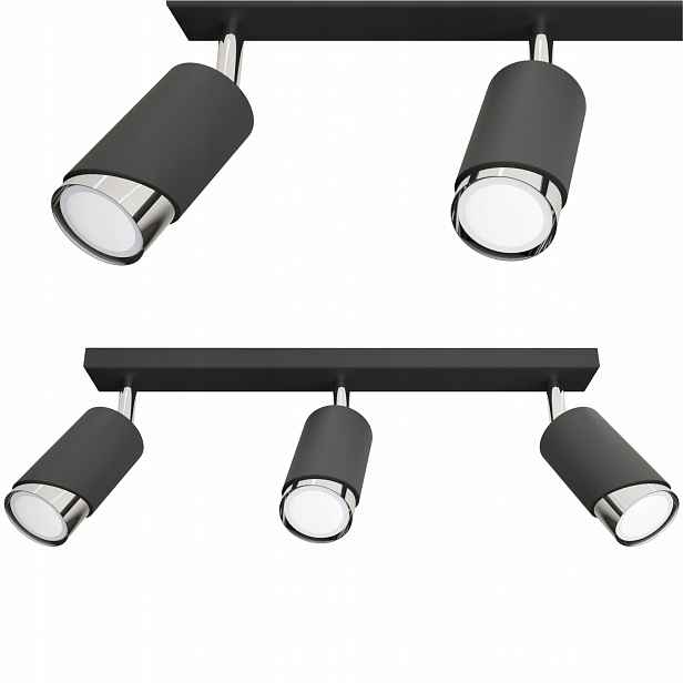 Stropní svítidlo Stropní Svítidlo závěsná spotová lišta svítidlo 3x GU10 lampy Nastavitelné