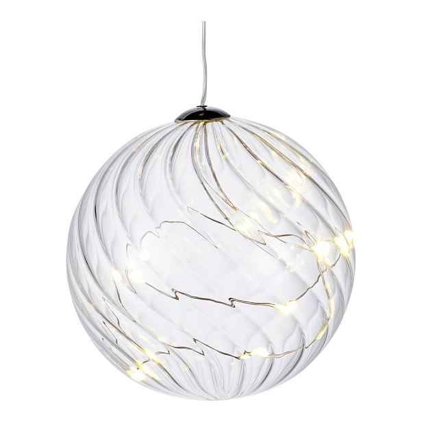 Světelná LED dekorace Sirius Wave Ball, Ø 10 cm