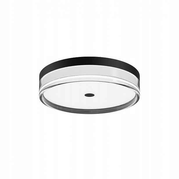 Molino, Moderní, dekorativní, černý, kulatý Led stropní svítidlo, 24W, IP40