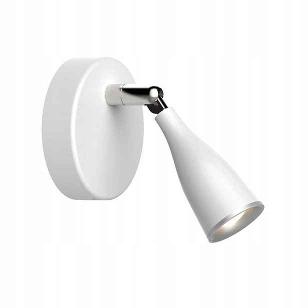 Nástěnná lampa reflektorová pohyblivá Led bílá chrom do ložnice V-tac