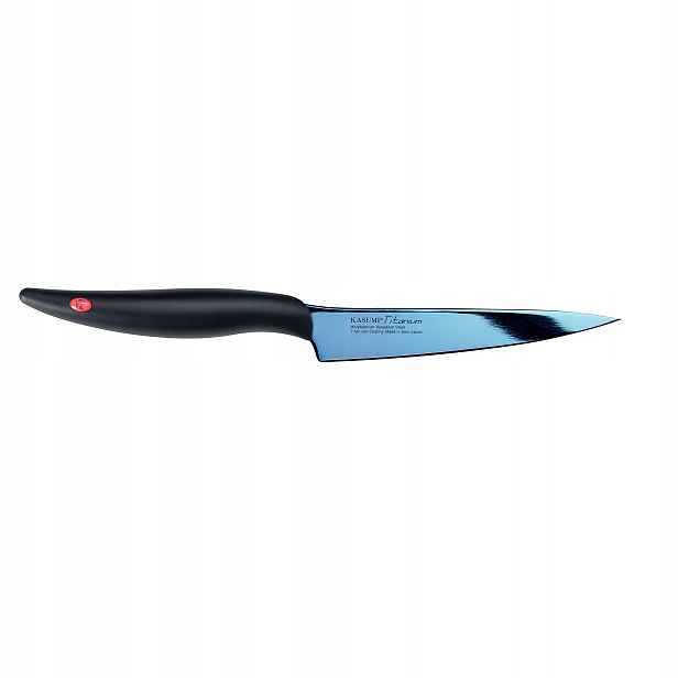 Nůž univerzální kovaný Kasumi Titanium 12 cm, modrý