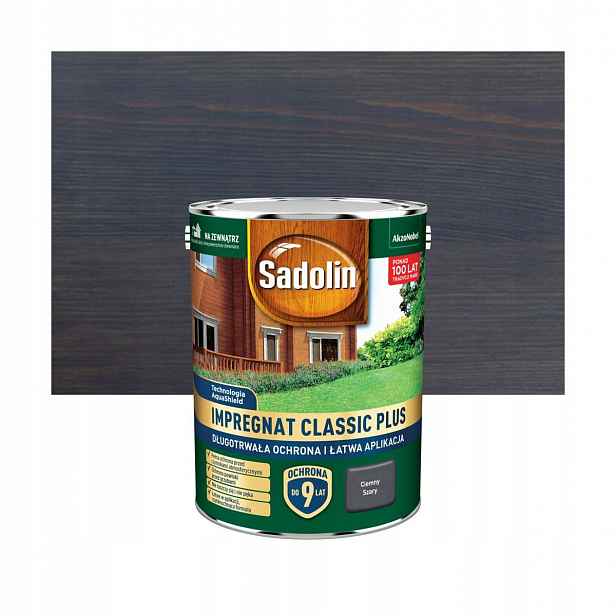 Sadolin Classic Plus 4,5L Tmavě šedá