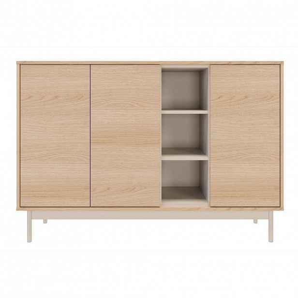 Selsey KOMODA Layen Dekor dub / Kašmírově šedá 138 cm