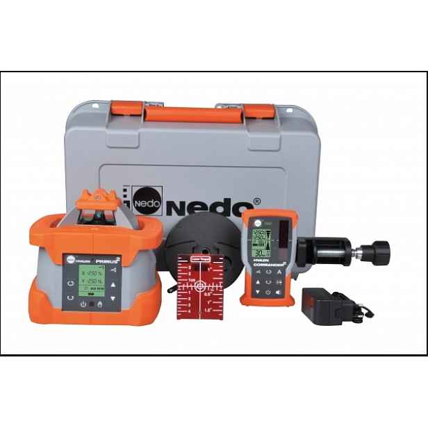 Nedo Primus 2 HVA2N laser Hv s dvouosým poklesem, AutoAlign, Commander 2