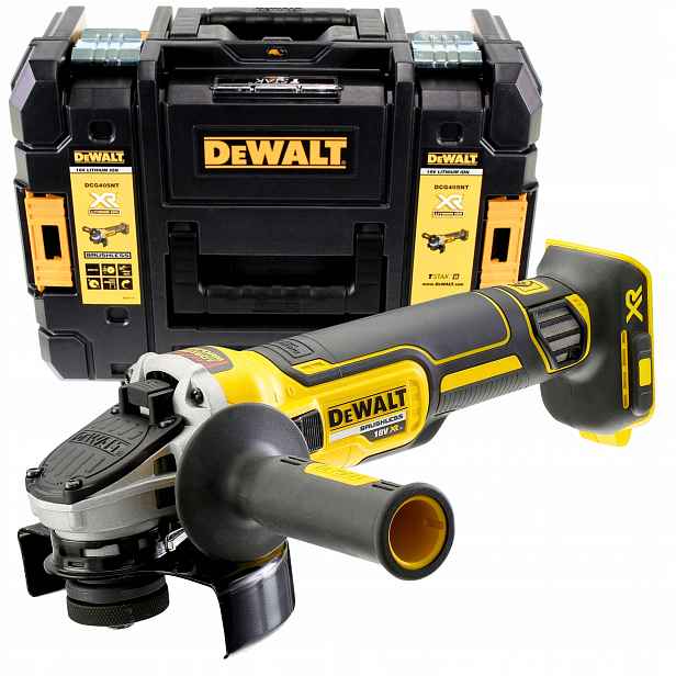 Aku Úhlová Bruska 125 mm 18V DeWALT DCG405NT Kufr