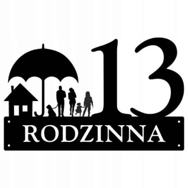 Číslo Na Dům 60cm Tabule Adresa Ocel 2MM Grafika 210