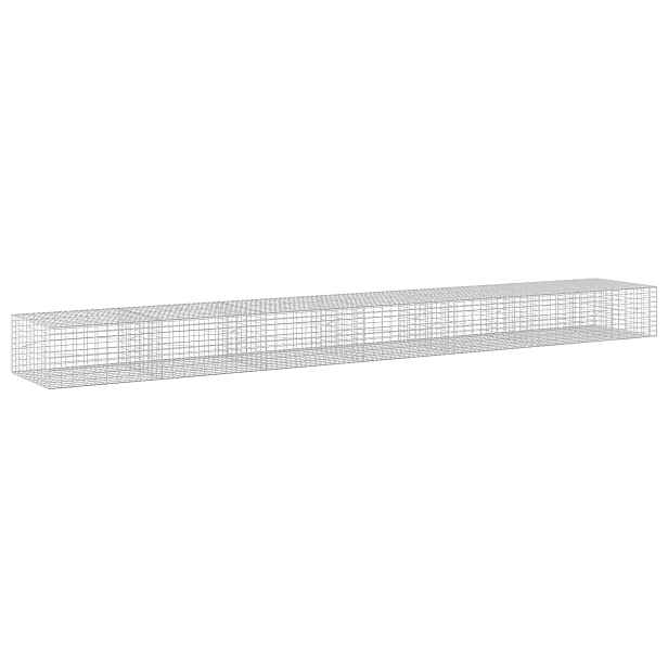 vidaXL Gabion s drátem 3,5 mm a síťkou 5x10 cm 650x100x50 cm