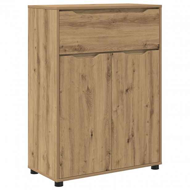 vidaXL Koupelnová skříň Artisanový dub 72,5 x 36,5 x 100 cm