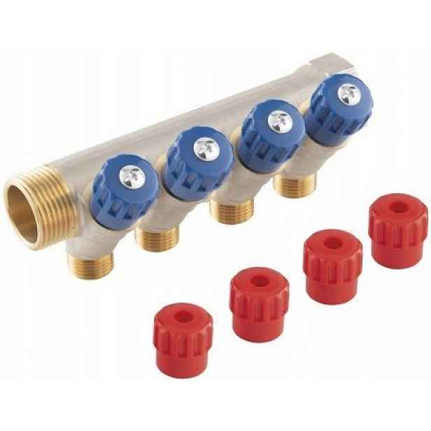 Ferro Sanitární Rozdělovač 3/4"X1/2", 4-CESTNÝ